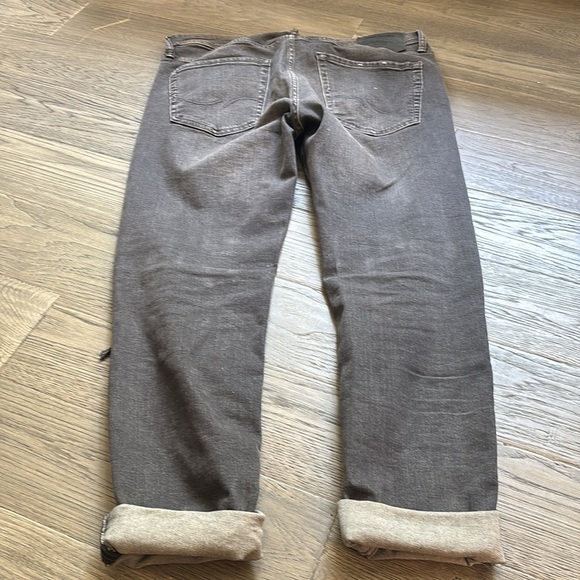 Jack & Jones | Black Charcoal Distressed Slim Fit Jeans Size 33x32 - Picture 12 of 14